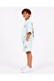 Boy's Oversize Printed Shorts and T-Shirt Set – Soft Fabric with Textured Texture - 3