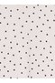 Vizyon New Season Ecru V-Neck Polka Dot Women's T-Shirt - 6