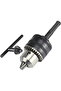 13mm Keyed Drill Chuck with SDS Plus Shank, Heavy Duty Construction, Includes Chuck Key