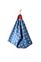 Hande Dizayn Valentine's Mother's Day Blue with White Polka Dots Origami Model Shoulder Bag - 4