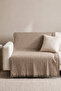 Cotton Non-Slip Anti-Sweat Oversized Sofa Cover Sofa Shawl Sofa Bed Cover 170X200 cm - 4