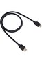 كابل HDMI عالي السرعة (18 جيجابت في الثانية، 4K/60Hz) - 3 أقدام (1 متر)، أسود، لأجهزة الألعاب والتلفزيونات - 3