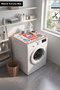 Clothes Dryer Top Organizer Mat Liquid-Proof Cover Sea Breeze Wash - 2