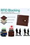 محفظة للرجال، محفظة رجالية من الجلد الطبيعي، محفظة رفيعة مانعة لتقنية RFID، محفظة جيب أمامي بسيطة، من جلد البقر - 2