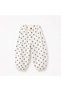 Girl's Polka Dot Balloon Pants – Comfortable Fit with Elastic Waist, Casual Cotton Trousers