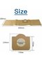 5-pack of straight dust bags for Kärcher NT20, NT25, NT30, MV3, WD3, WD3200, WD3300, and A2204 vacuum cleaners - replacement accessories. - 2