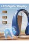 Portable 3600 mAh Neck Fan, Adjustable Personal Fan with 3 Turbos, Strong Wind, 360° Cooling, Super Quiet Bladeless Design - 5