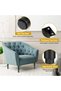 Adjustable metal furniture legs (18 to 30 cm) – set of 4, suitable for beds, sofas, dressing tables, chairs, and coffee tables – black. - 4