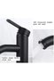 Basin faucet, bathroom faucet, hot and cold water mixing faucet, matte black - 17 cm - 3