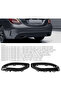 Gloss black exhaust tailpipes - suitable for Mercedes-Benz A/B/C/E/GLC/CLS class (W177/W205/W213/X253/C257) - 4