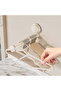 Extendable suction cup clothes hanger, no-drill wall-mounted clothes hook, space-saving foldable shelf, for bathroom & kitchen, white, 2-pack