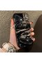 iPhone 16 Plus Compatible Manga Drawing Classic Car Flat Print Quality Silicone Case