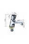 Silver chrome-plated timer basin faucet, automatic shut-off water-saving faucet, suitable for kitchens and bathrooms. - 2