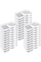 Suitable for 50-piece Double Compartment Snack Container Food Storage Box Organizer Sauce Leak-Proof 130ml - 4