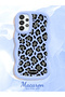 Samsung Galaxy A33 Compatible Wavy Frame Leopard Print High Quality Silicone Phone Case