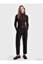 Lcwaikiki Classic Belted Carrot Cut Women's Fabric Trousers