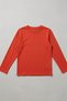 T-Shirt Boy's Basic Pomegranate Blossom T-Shirt Long Sleeve 100% Cotton Crew Neck Unprinted Tshirt (2-13 Years)