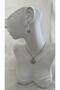 Necklace and Earring Set Stylish Evil Eye Symbol Stone Silver Color Stylish Xp Set Necklace 45 cm - 4