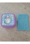 Nutrition Cover Piti Checkered Turquoise Blue - 6