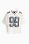 Loose Fit Printed mesh T‑shirt