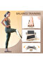 Ankle Strengthener Exerciser for Sprained, Single Foot Balance Board, Non-Slip Wood Wobble Board.... - 2
