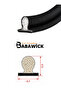 6.5 mm Polyurethane Glass Balcony Wick Long-Lasting Use and Alternative to Fiber Wick for High Insulation 5 Meters - 2