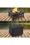 Garden Furniture Cover - Outdoor Tablecloth - Oxford Cloth - Waterproof Garden Furniture Protective Cover - Garden Cover - 120*120*74 cm - Black - 4