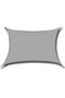 Rectangular Opaque Shade Cloth (2x3m) - Outdoor Patio Awning & Sun Protection Canopy for Garden, Balcony & Pool
