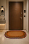 Nera Wicker Jute Knitted Door Mat Decorative Hand Knitted Doormat - 6
