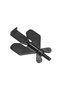 Portable door lock - travel hotel door lock, suitable for any door - black - 6