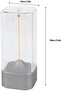 Night Light - Magnetic Night Light - Touch Control Night Light - Rechargeable Wireless LED Desk Lamp - USB Rechargeable - Warm Light - 1 Unit - White - 3