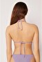 Removable Padded Triangle Bikini Top Crinkle Waves - 6