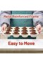 2-Piece Metal-Reinforced Food-Grade Silicone Baking Pans, Non-Stick Quiche & Cupcake Molds - 5