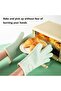 2-Pack Heat-Resistant Silicone Oven Mitts - Non-Slip Thermal Insulation Cooking Gloves for Baking, Grilling & Barbecuing - 2