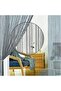 Curtain rope, window decoration, partition decoration, bedroom decoration, simple curtains suitable for 90x200 cm windows - gold - 5