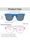 Kids' Sunglasses Clip - Polarized Sunglasses Clip, suitable for prescription glasses, jacket sunglasses for children, girls, and boys (blue) - 2