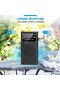 Battery-Powered Transistor Radio - portable AM/FM Pocket Radio - Emergency Radio - Battery-Powered Radio - Battery-Powered Disaster Radio - Black - 3
