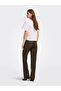 Onlpoptrash Mw Straıght Pnt Noos Brown Women's Trousers 15341829 - 2