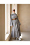 Linen Zanar Straw Fabric Dress - 6