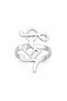 Women's Left Hand Key and Musical Notes Figured Ring – Stylish Music-Themed Ring - 3