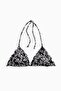 Padded triangle bikini top