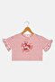 Kids Girl Graphic Print Ruffle Sleeve Top, Multicolor - 3