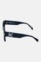 Women SJC108V Square Sunglasses, Navy - 4