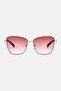 Women LO153S Square Sunglasses, Gold