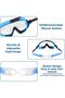 A set of two pairs of swimming goggles For children & teenagers aged 3 to 15 - featuring anti-fog - UV protection - wide vision - 5