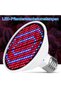 E27 LED plant light, 300 LED beads, red and blue spectrum, 18 watts, suitable for indoor plant growth, flowers, vegetables, and succulents. - 4