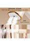 1500W Portable Foldable Steam Iron with 25s Fast Preheating, Powerful Clothes & Curtain Wrinkle Remover (Beige) - 2