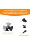 Two aluminum alloy camera tripod adapter rings for GoPro Hero/Session and action camera accessories. - 5