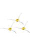 Replacement Side Brushes for iRobot Roomba 600 Series - 3-Piece Set