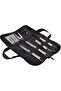 BBQ Grill Tool Set - Stainless Steel Barbecue Accessories - 3 Pieces - Includes Carrying Bag